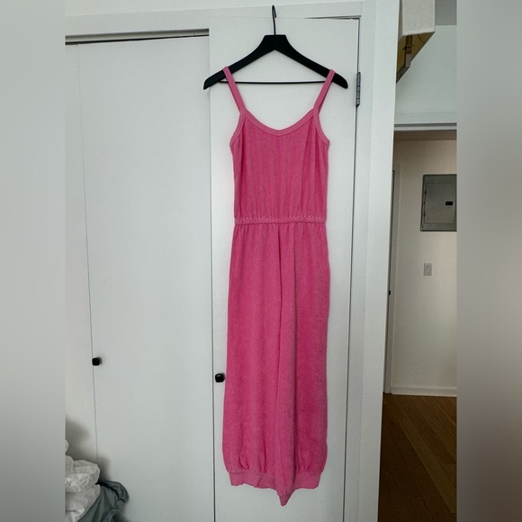 Suzi Kondi XS Giorgi Jumpsuit Pink Terry NWT - Picture 7 of 7